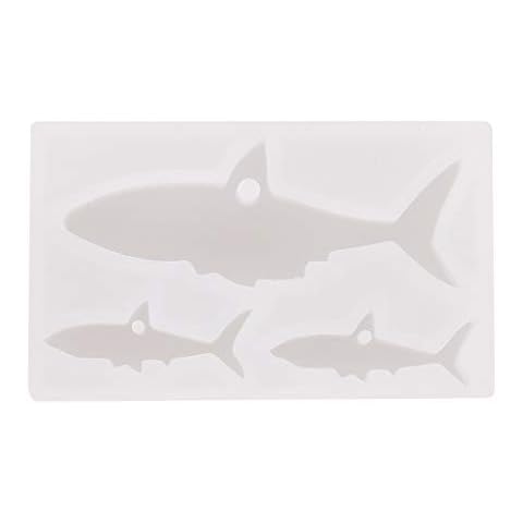 Dedepeng Silicone Mould Crystal Epoxy Resin Mould Shark Casting Silicone Mould Handmade DIY Decor Cover