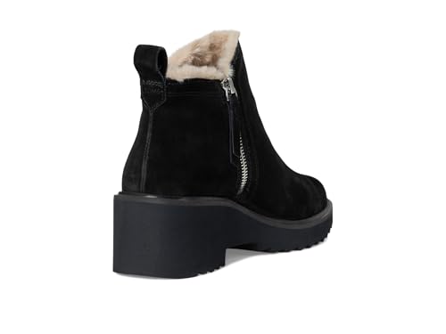 Image of TOMS Women's Maude Wedge Boot, Leather Upper, OrthoLite Insole, Side Zip, Lightweight