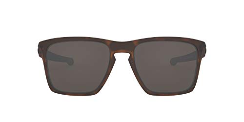 Oakley Men's OO9341 Sliver XL Sunglasses, Matte Brown Tortoise/Warm Grey, 57 mm