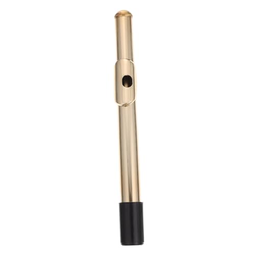 HANABASS Durable Metal Flute Mouthpiece Flute Accessory with Smooth Surface and Excellent Air Tightness for Musicians and present for Music Lovers
