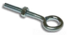 Metallics JEB1 Zinc Chromate Steel Eye Bolt with Hex Nut 1/4-20 x 2 Inch100