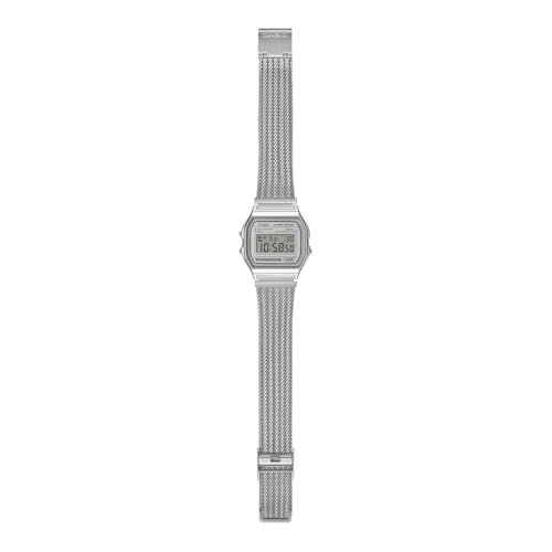 Image of Casio Vintage A158WEM-7DF Digital Light Gray Watch Unisex (D414)