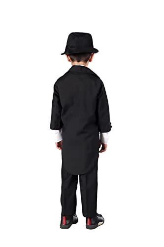 Image of BookMyCostume Charlie Chaplin Dress for Boys | Comic Character Fancy Dress Costume | Charlie Chaplin Costume for Kids 8-10 years