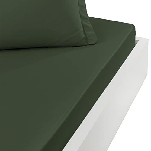 Sensei La Maison du Coton Soft Percale Cotton Percale Fitted Sheet 30 cm