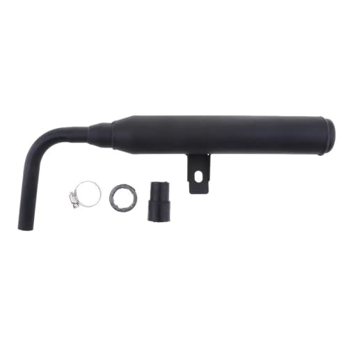 Silencieux d'échappement PW50 pour moto réduction de bruit et performance stable noir