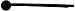 Trimweaver 50-Piece 50mm Black Metal Bobby Pin with Glue Pad, 2-Inch