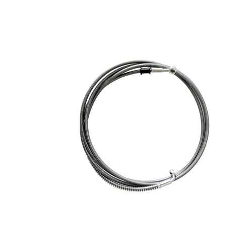 Flexible frein hydraulique moto 200cm tressé avec raccord 90°