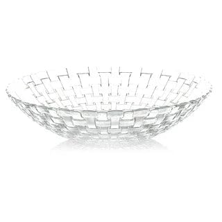 TrenzyFinds Glass Serving Bowls - Large Glass Crystal Clear Fruit Bowl Kitchen Mixing Bowl for Fruit, Snack
