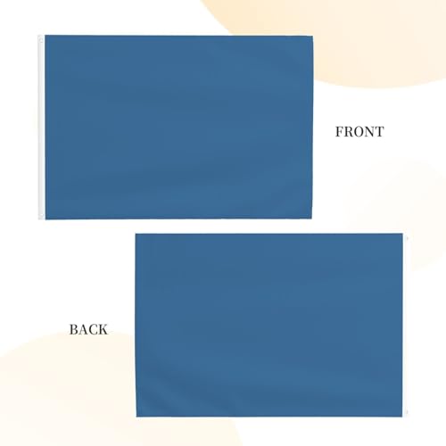Drapeau extérieur robuste 1,2x1,8m bleu marine de haute qualité avec oeillets - 3