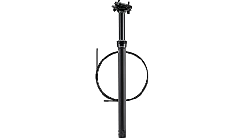 Crankbrothers Crank_Brothers_641300165008 Tija de sillín telescópica Highline 3 – 80 mm – 27,2 (sin Mando), Unisex Adulto, Negro, 27.2