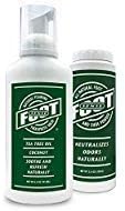 FOOT SENSE Paquete de lavado y cuidado  Lavado terapéutico natural de 6.5 onzas y polvo natural para pies y zapatos de 3.5 onzas  Ayuda a combatir