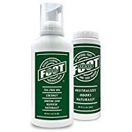 FOOT SENSE Wash and Care Bundle - Natural Therapeutic Wash 6.5 oz and All Natural Foot and Shoe Powder 3.5 oz - Help Fight Foot and Body odor Jock Itch Athletes Foot