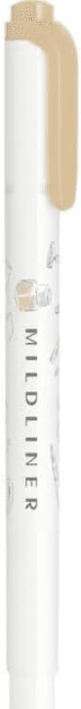 ZEBRA Mildliner White Series Mild Beige Highlighter