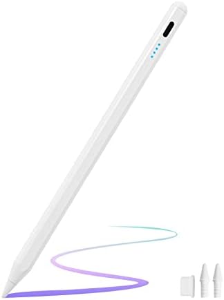 Stylus Pen for iPad with Palm Rejection - Apple Pencil for iPad 10/9th Gen,Compatible with iPad Pro 11&12.9 inch, iPad Mini 6th/5th, iPad Air 3/4/5, iPad 6/7/8th Gen - Perfect for Writing and Drawing