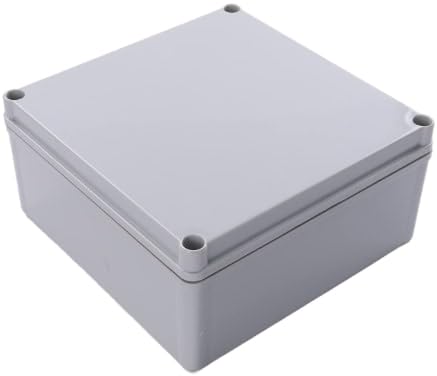 ABS Plastic Box, ABS Plastic Enclosure, ABS Plastic Project Case, ABS Plastic Protective Box, 4 inches x 4 inches x 2 inches (101.6 mm x 101.6 mm x 50.8 mm), White Color-picture-28