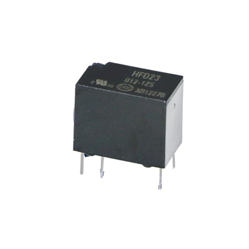 Relé HFD23-012 de 12V para solucionar pérdidas de señal en placas electrónicas