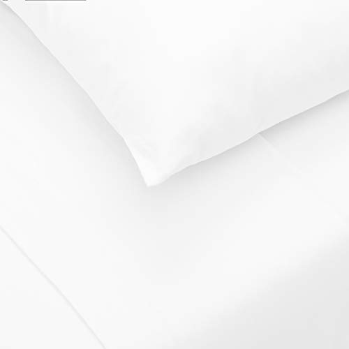 Mellanni Jersey Bed Sheets - 4 Pc Queen Bedding Set - Cotton Sheets For Queen Size Bed - White Bedding Sheets & Pillowcases - Deep Pocket Jersey Knit Sheets Queen - T-Shirt Queen Sheets (Queen, White) #TOP5