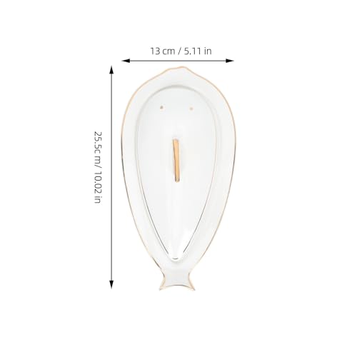 Plat de service poisson céramique anti odeur conservation aliments - 3