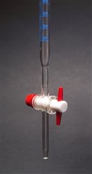 United Scientific, 25ml Buret Class A Ind. Certified PTFE Straight stopcock