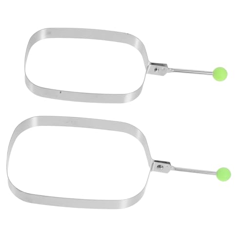 2pcs Egg Ring: Stainless Steel Cake Rings Omelette Cooking Mold Non-stick Kitchen Cooking Tools for Dessert Mousse Pastry Baking Frying Eggs 709ml + 280ml
