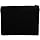 Threadart Canvas Pencil Pouch Black with Zipper For Organization, Small Tools, Makeup Organizer Bag - 100% Cotton Canvas Heavy Duty 7" x 9.25"
