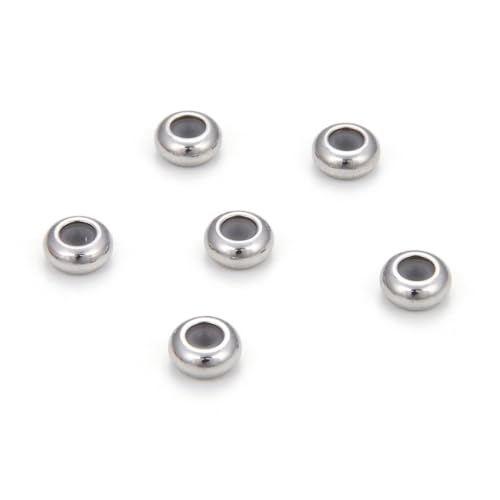 Topes de acero quirúrgico para crear collares minimalistas y pulseras artesanales 4