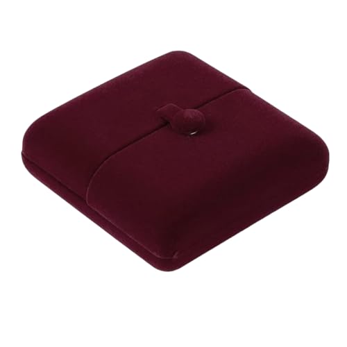 Healeved Joyero Organizador Doble de Franela para Pulseras y Anillos, Caja Porta Joyas Conveniente para Decoración en Fiestas y Banquetes
