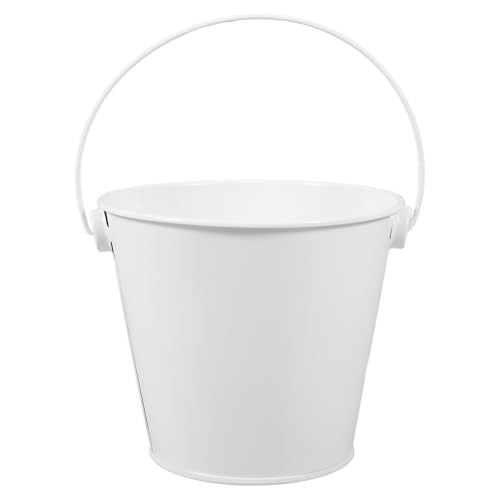 Mipcase Seau de Collecte d'Huile Blanc 8X10,5X12 CM pour Barbecue, Récipient Résistant à la Chaleur pour Graisse, Accessoire Cuisine Extérieur Multifonction, Nettoyage Facile, 1 Pièce