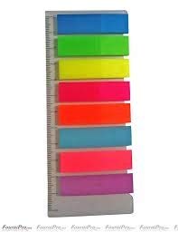 SAX Film Index 8 Colors 45 x 12mm, 200 Sheets