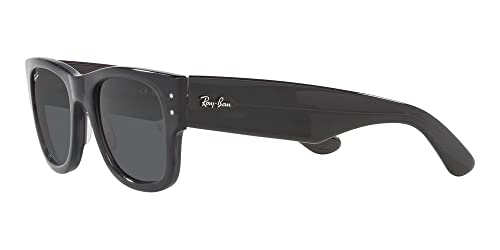 Ray-Ban 0RB0840S1390B151 Mega Wayfarer Transparent Black Dark Grey Lens3
