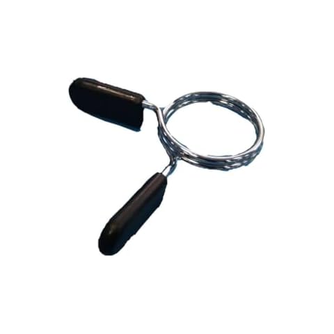 AKYEN Power Cage Accessory 1 Inch Spring Clip Collars for Weight Bar and Dumbbell Handles, Sold in Pair Cover