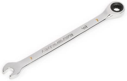 Miniatura 3 de GEARWRENCH 86907 Llave combinada de trinquete de 12 puntos con arco oscilante de 4 grados de 0.276 in