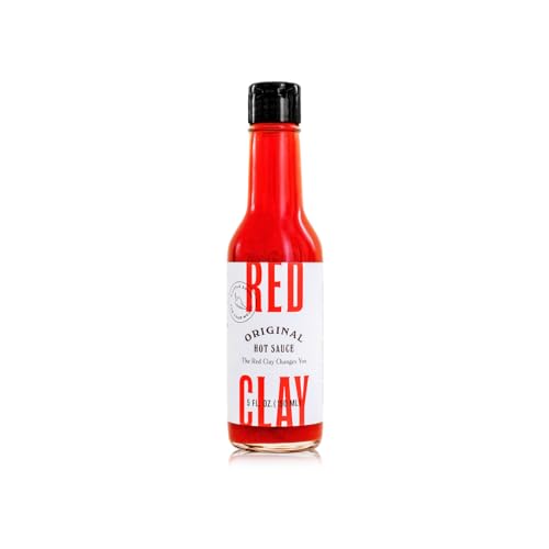 Original Hot Sauce by Red Clay Hot Sauce, Southern Style Condiment and Marinade, Gluten Free, Sugar...