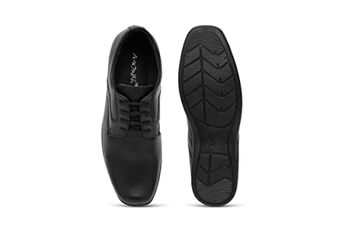 Image of ARAMISH Men's Genuine Leather Lace Up Office Formal Shoes