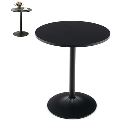 GiantexUK Round Bar Table with Non-slip Ring Cover