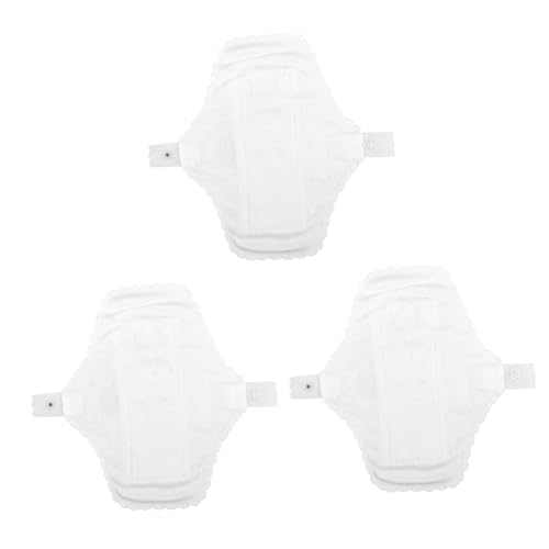 SEWOART 3pcs Menstrual Cloth Sanitary Napkin Silk Eye Reusable Menstrual Pads Reusable Sanitary Towels Reusable Sanitary Napkins Leak Proof Underpants Clothes Pads Maxi Pads Cotton