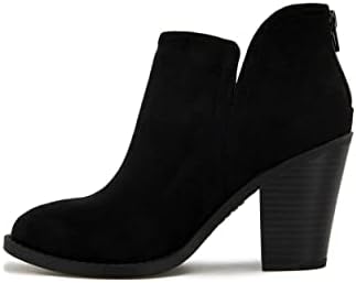 Esprit Women's Kendall Fashion Boot, Black Faux Suede, 8.5 | Image 5