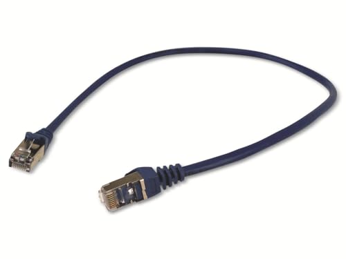 Digital Data Patch Cable 0.5 m F/UTP CCA Cat 5e Blue miniatura 1