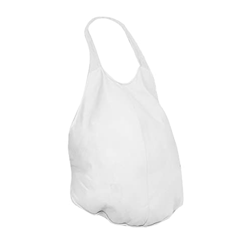 ulafbwur Faux ventre de Père Noël réaliste de couleur unie au toucher agréable au toucher pour Noël, cosplay, accessoire de Père Noël, faux ventre