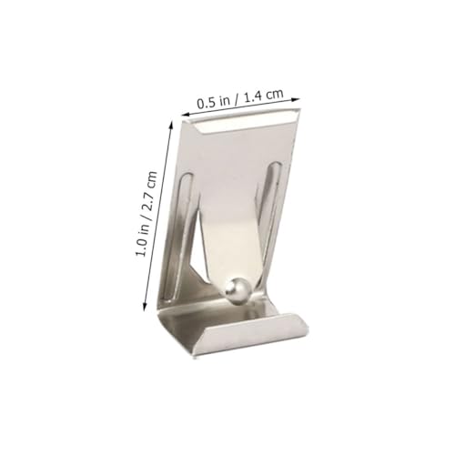 Image of Uonlytech 60pcs Photo Frame Clips Metal Material Sturdy Hooks for Picture Hanging