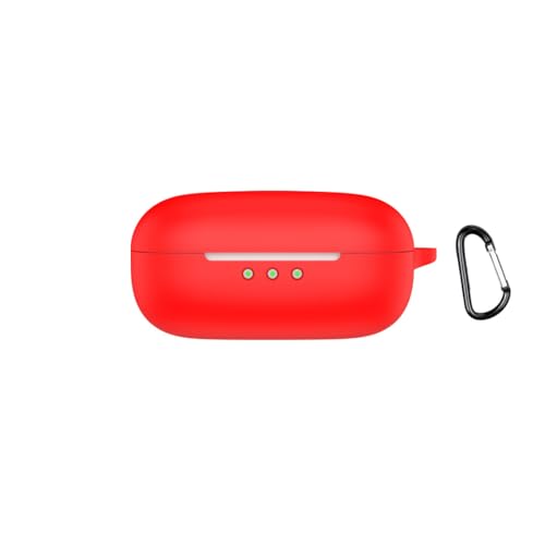 For EarFun Air Pro 4 ケース カバー シリコン保護ケース for EarFun Air Pro 4 全面保護カバー キズ防止 耐衝撃 装着充電可能 防水 防塵 紛失防止 カラビナ付き 充電便利 滑り止め 軽量 スリム 薄型 旅行 耐衝撃