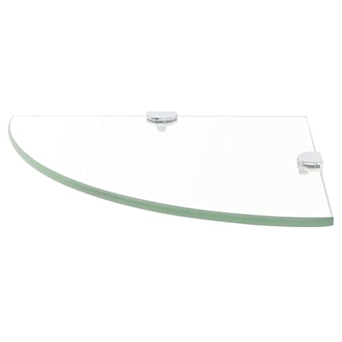 Tablette de coin en verre pour optimiser la douche et le salon - 4