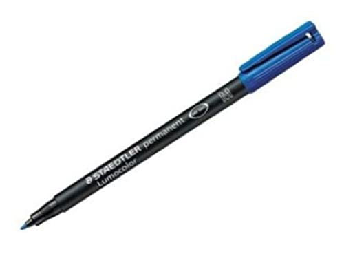 Rotulador permanente Staedtler Medio Azul