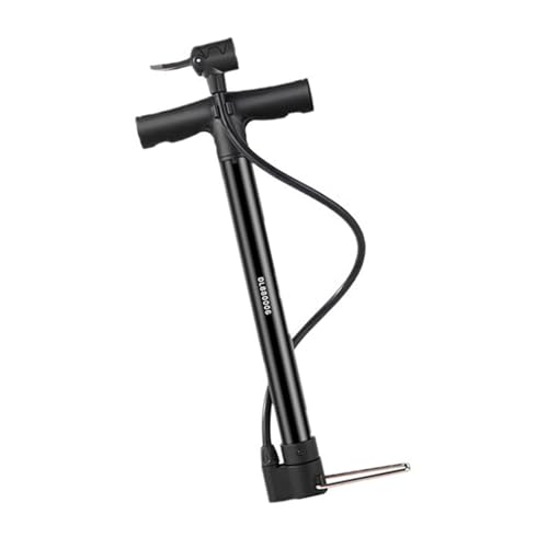 JUJUFREE Bombas de bicicleta con doble cabezal para bicicleta, bombas de suelo infladoras para neumáticos de coche, bicicletas de montaña