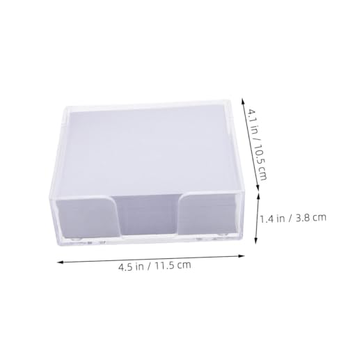Bloc-notes transparent pour organisateur de papeterie à la maison