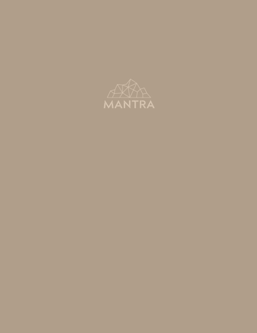 Mantra Women's Daily Goal Planner Notebook: Minimalist Journal and Thoughts Organizer