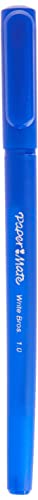 Image of Paper Mate Ballpoint Pens, Write Bros. Blue Ink Pens, Medium Point (1.0mm), 60 Count (Pack of 2)