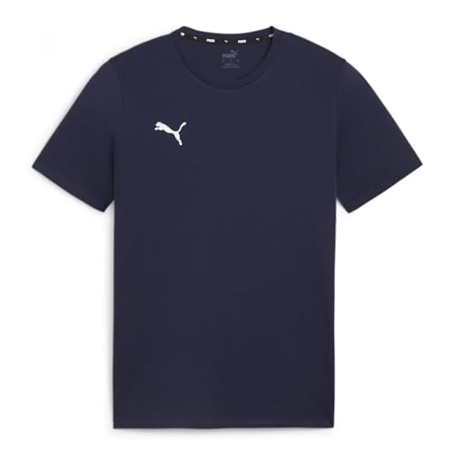 Puma Unisex Teamgoal Casuals Tee T-Shirt, Puma Navy-Puma White, 3XL EU