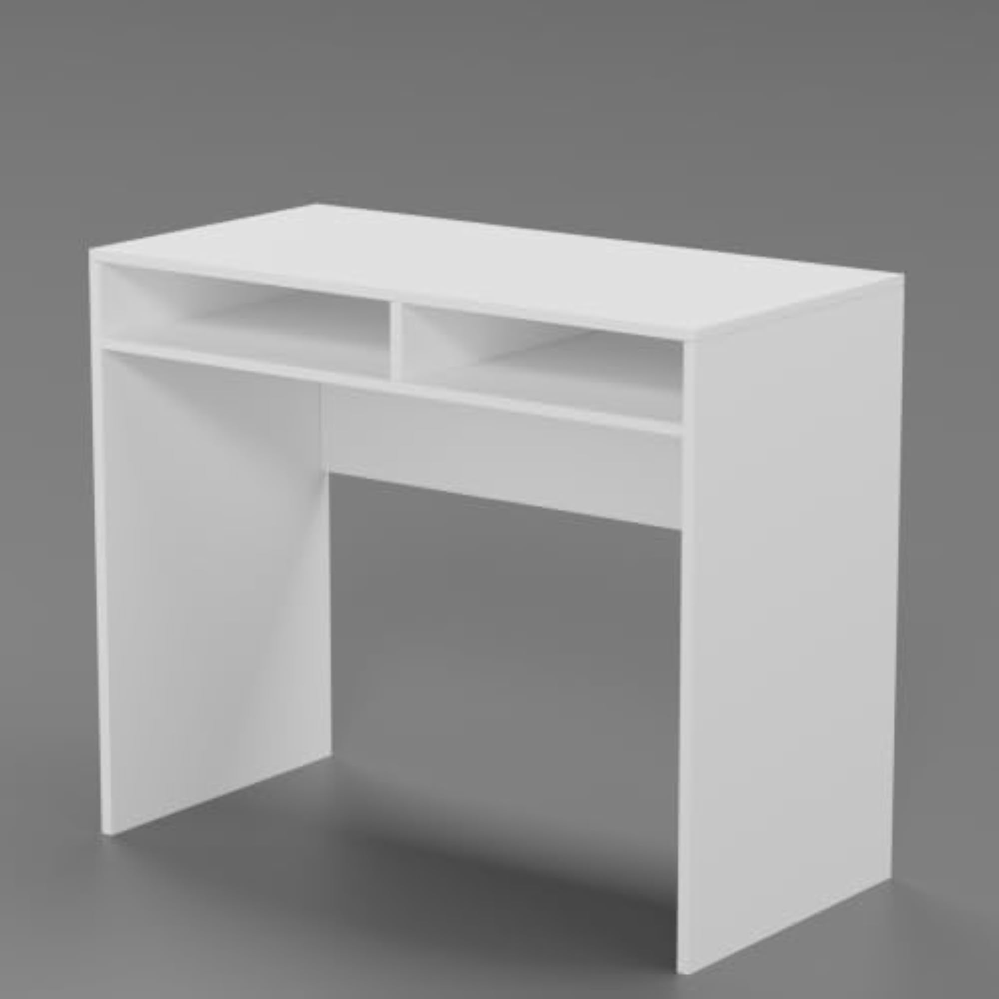 Contemporary Study Desk with Open Storage for Home & Office