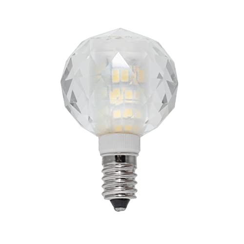 Planetitaly Lampadina LED globo E14 vetro cristallo lampada 6W resa 60W basso consumo attacco piccolo 600 lumen 230V 3000K